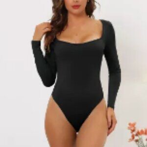 BRAND NEW Long sleeve Black Bodysuit